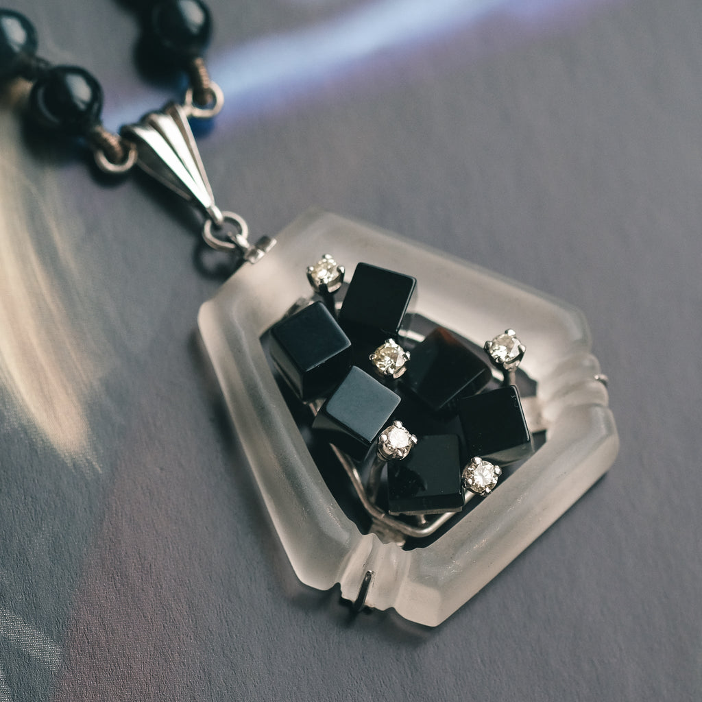 Modernist Necklace by Alan Gard - Lost Owl Jewelry