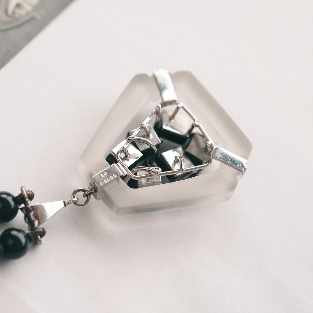 Modernist Necklace by Alan Gard - Lost Owl Jewelry