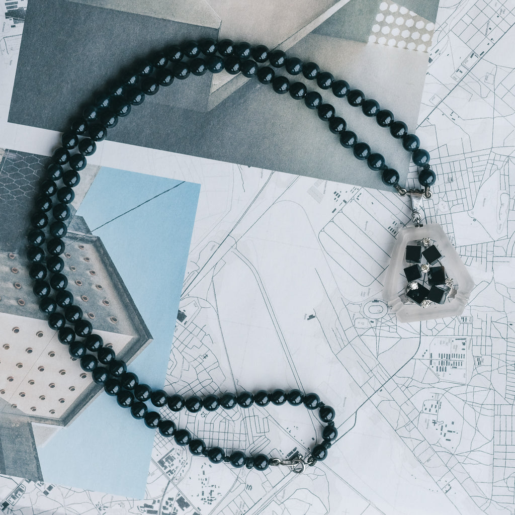 Modernist Necklace by Alan Gard - Lost Owl Jewelry