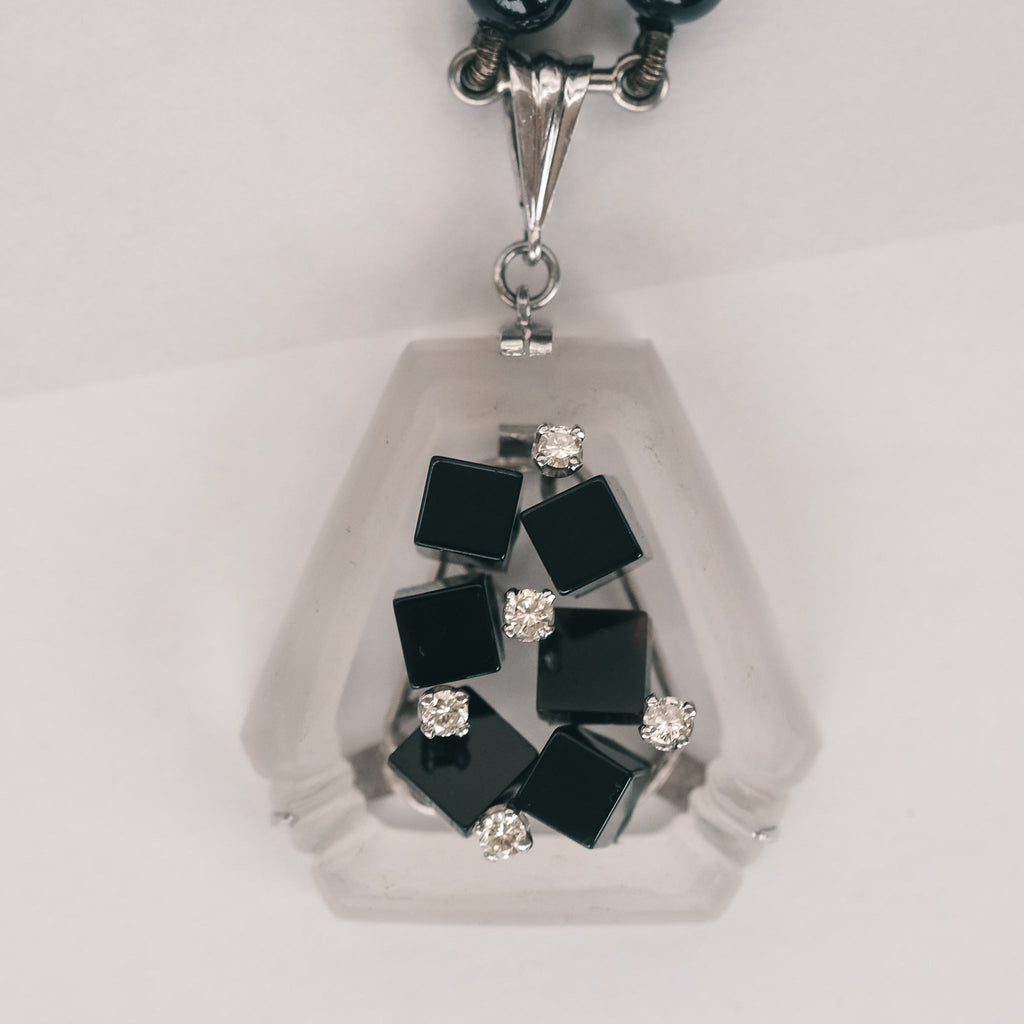 Modernist Necklace by Alan Gard - Lost Owl Jewelry