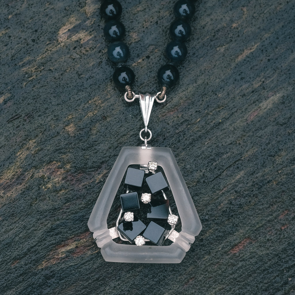 Modernist Necklace by Alan Gard - Lost Owl Jewelry