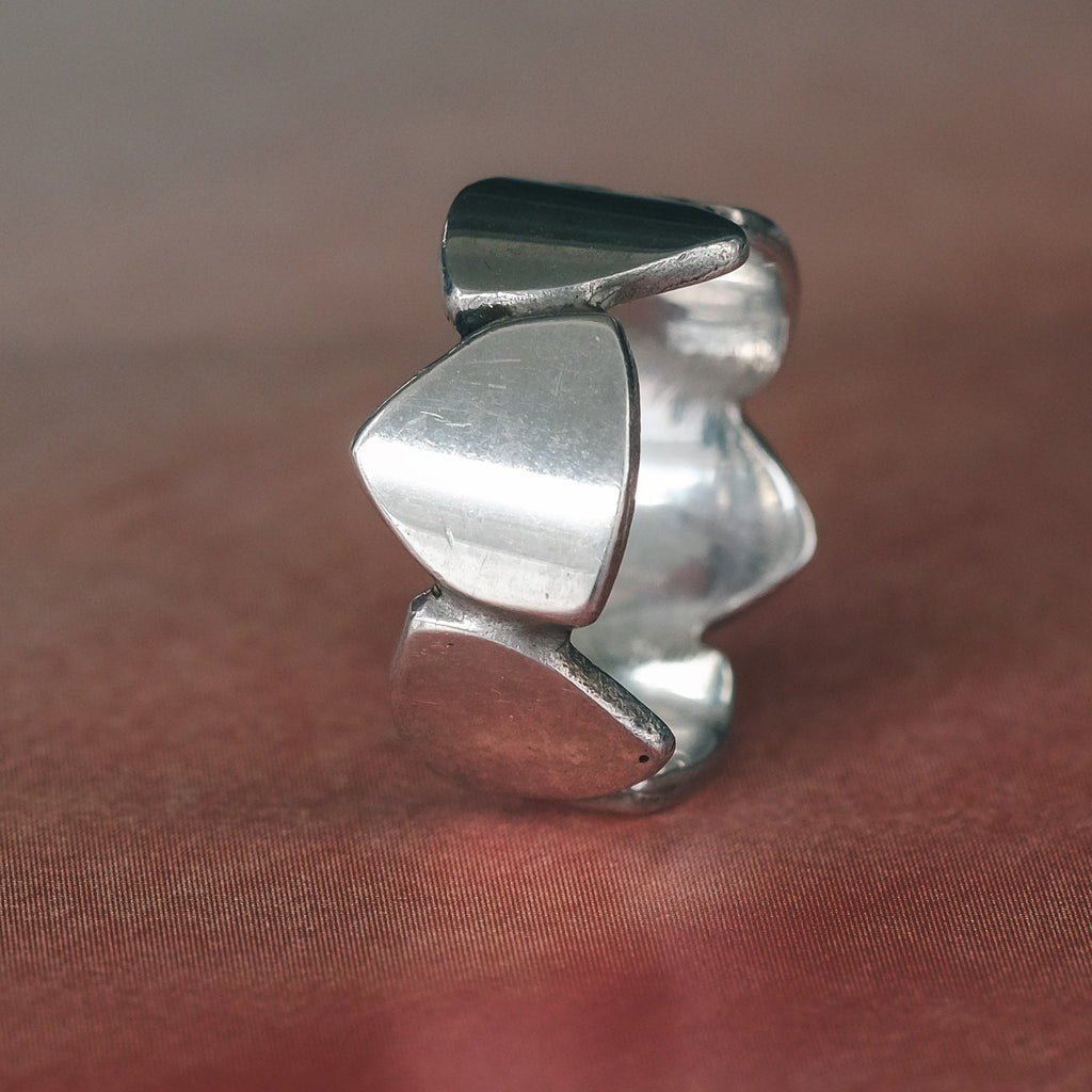 Modernist Shields Ring - Lost Owl Jewelry