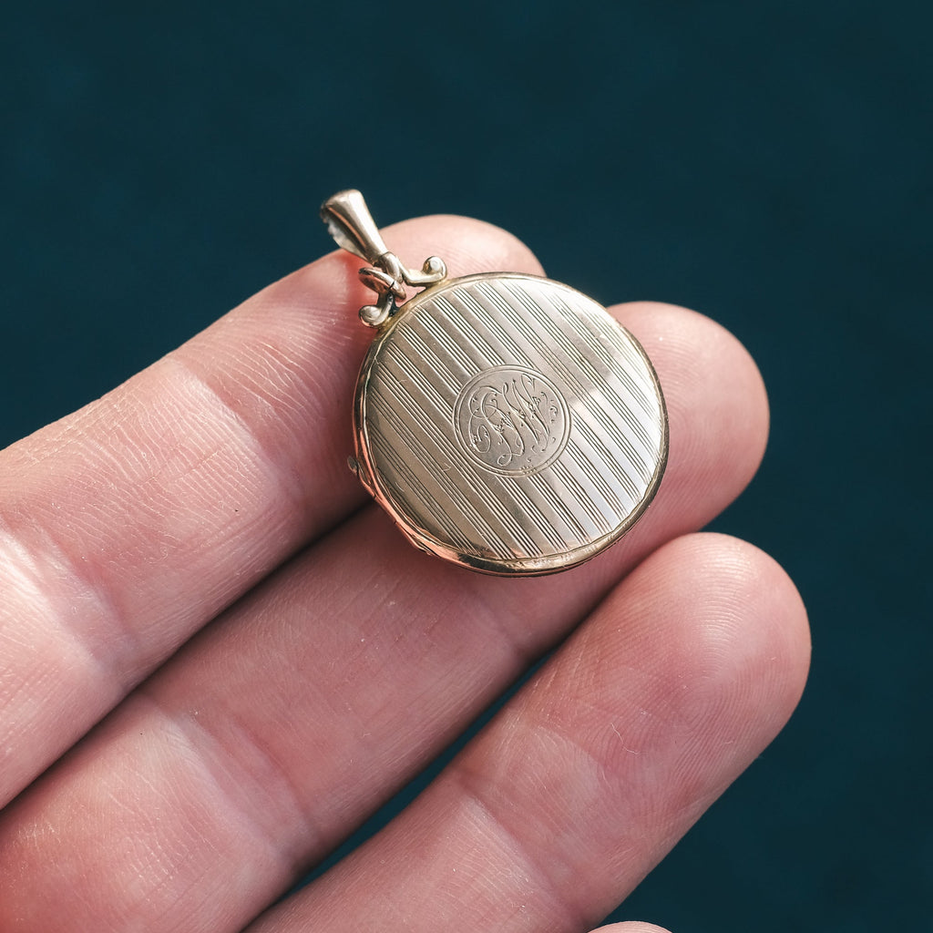 Murrle Bennett & Co Round Locket - Lost Owl Jewelry