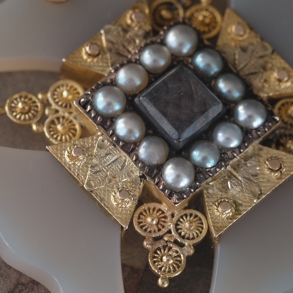 Regency Maltese Cross Locket - Lost Owl Jewelry