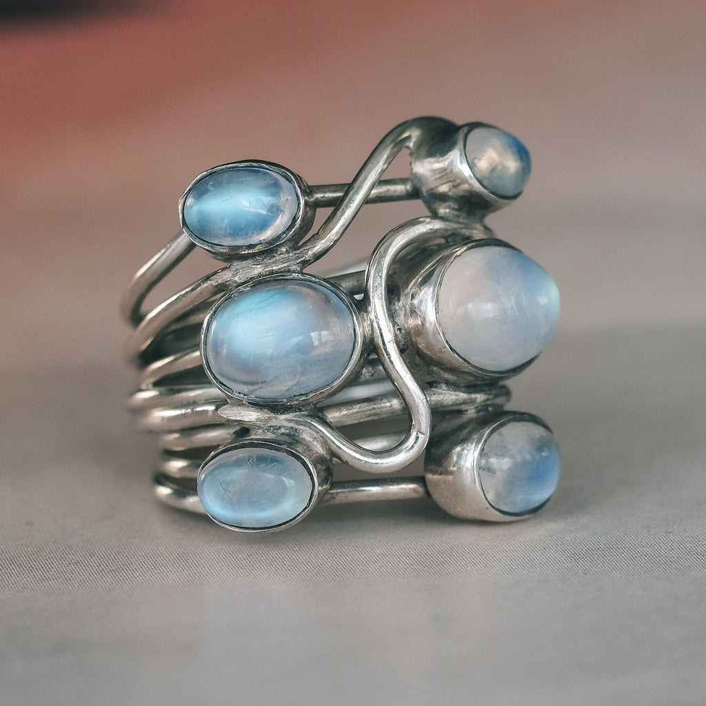 Second Craft Revival Moonstone Ring - Lost Owl Jewelry