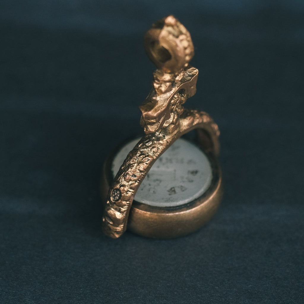 "Tho Absent Ever Dear" Seal Fob - Lost Owl Jewelry