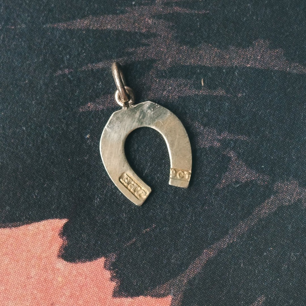 Tiny Victorian Horseshoe Charm - Lost Owl Jewelry