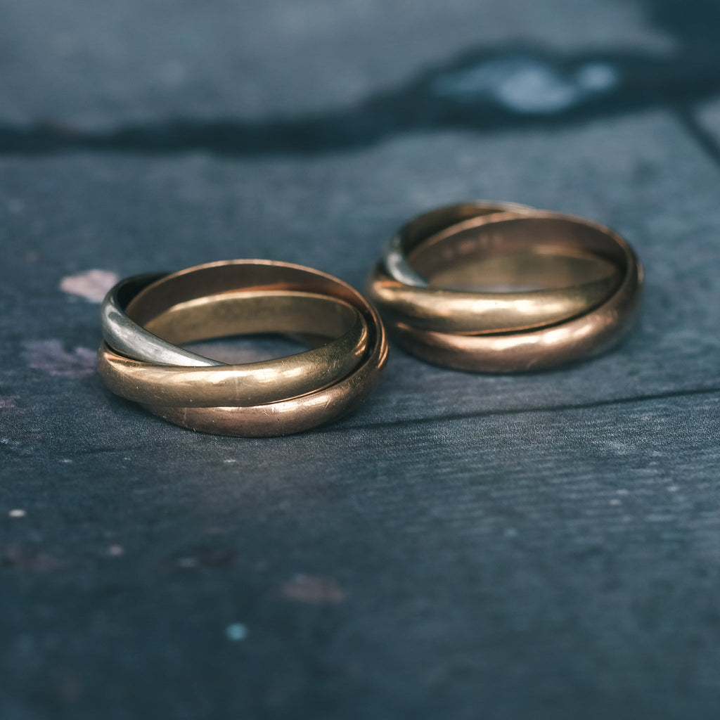 Two Russian Wedding Bands - Lost Owl Jewelry