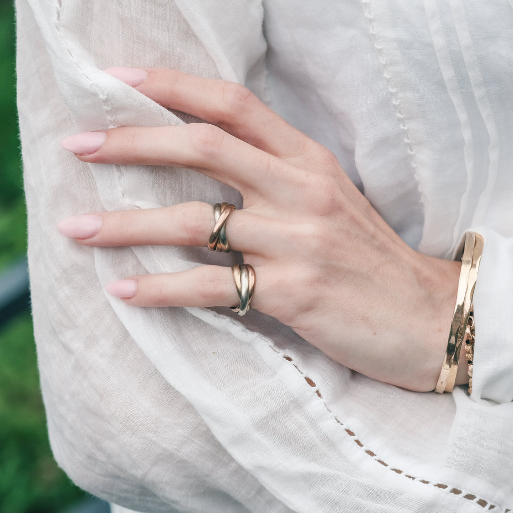 Two Russian Wedding Bands - Lost Owl Jewelry