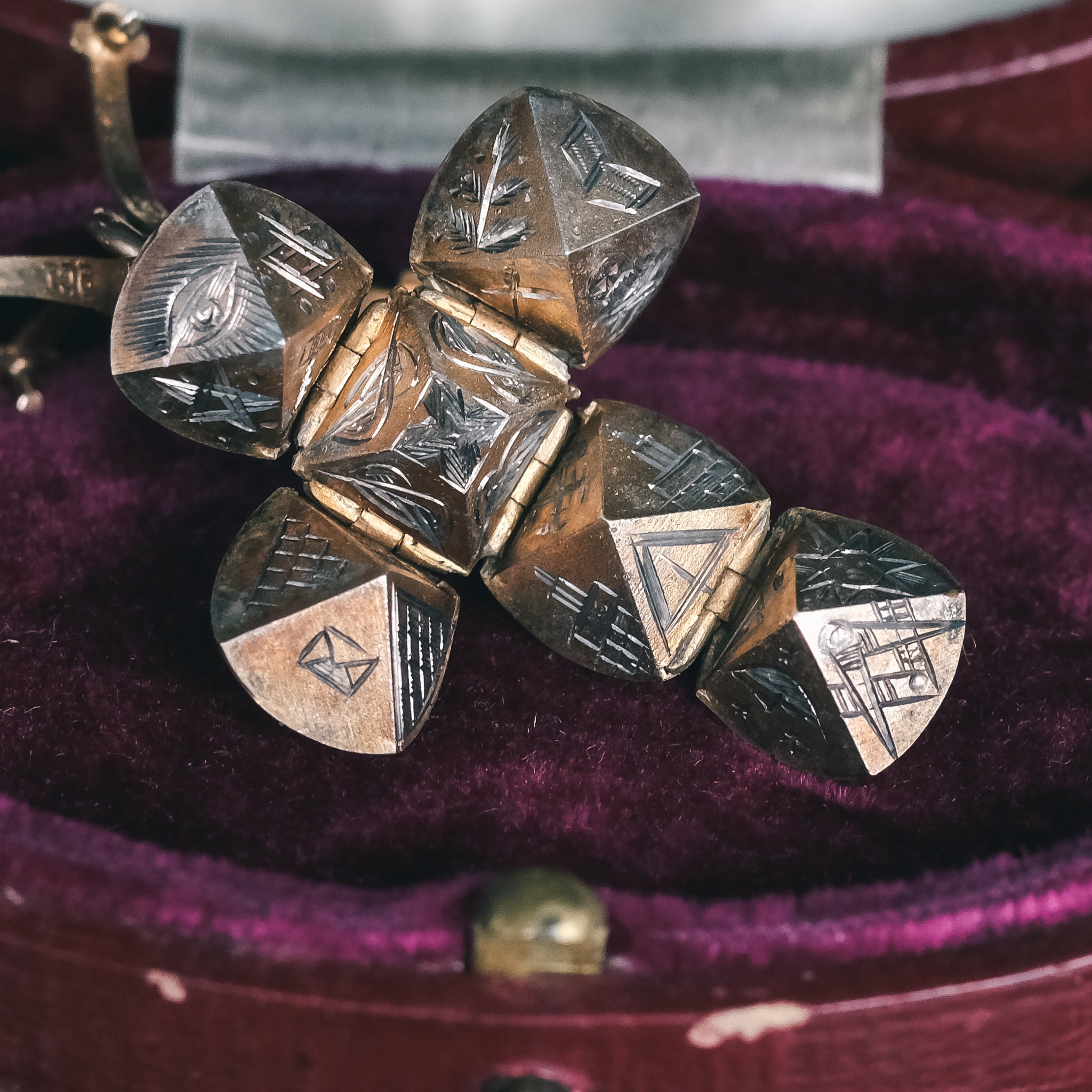 Unusual Antique Masonic Orb – Lost Owl Jewelry - Main Image