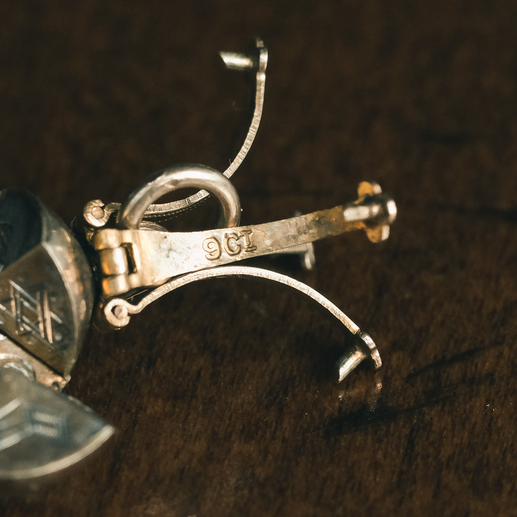 Unusual Antique Masonic Orb - Lost Owl Jewelry