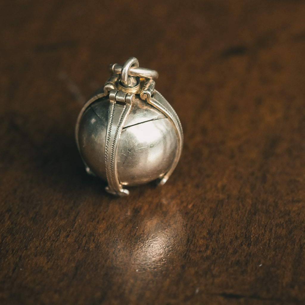 Unusual Antique Masonic Orb - Lost Owl Jewelry