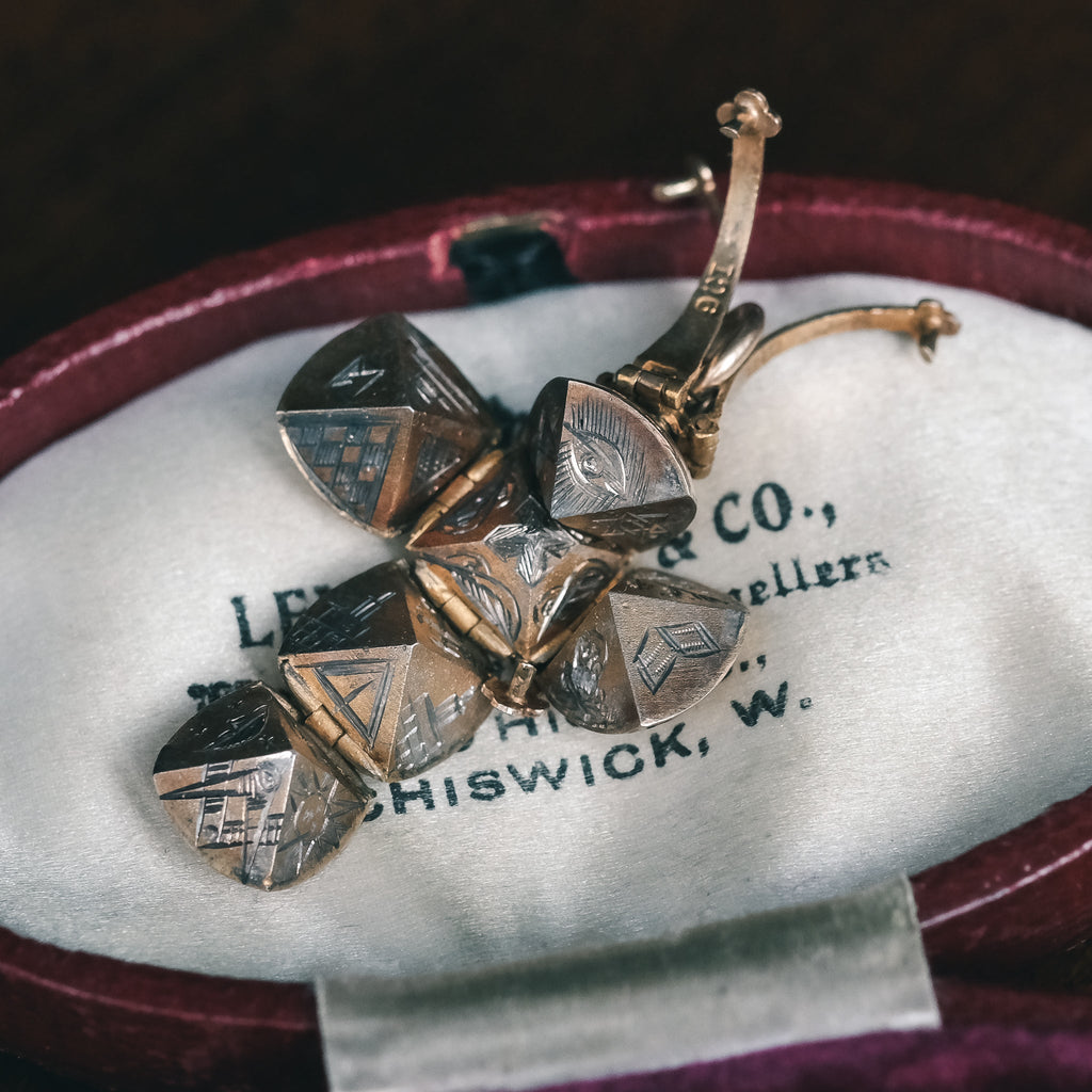 Unusual Antique Masonic Orb - Lost Owl Jewelry