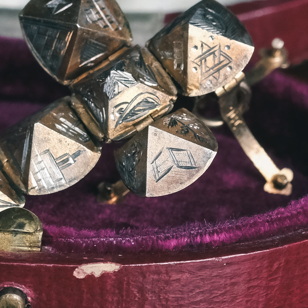 Unusual Antique Masonic Orb - Lost Owl Jewelry