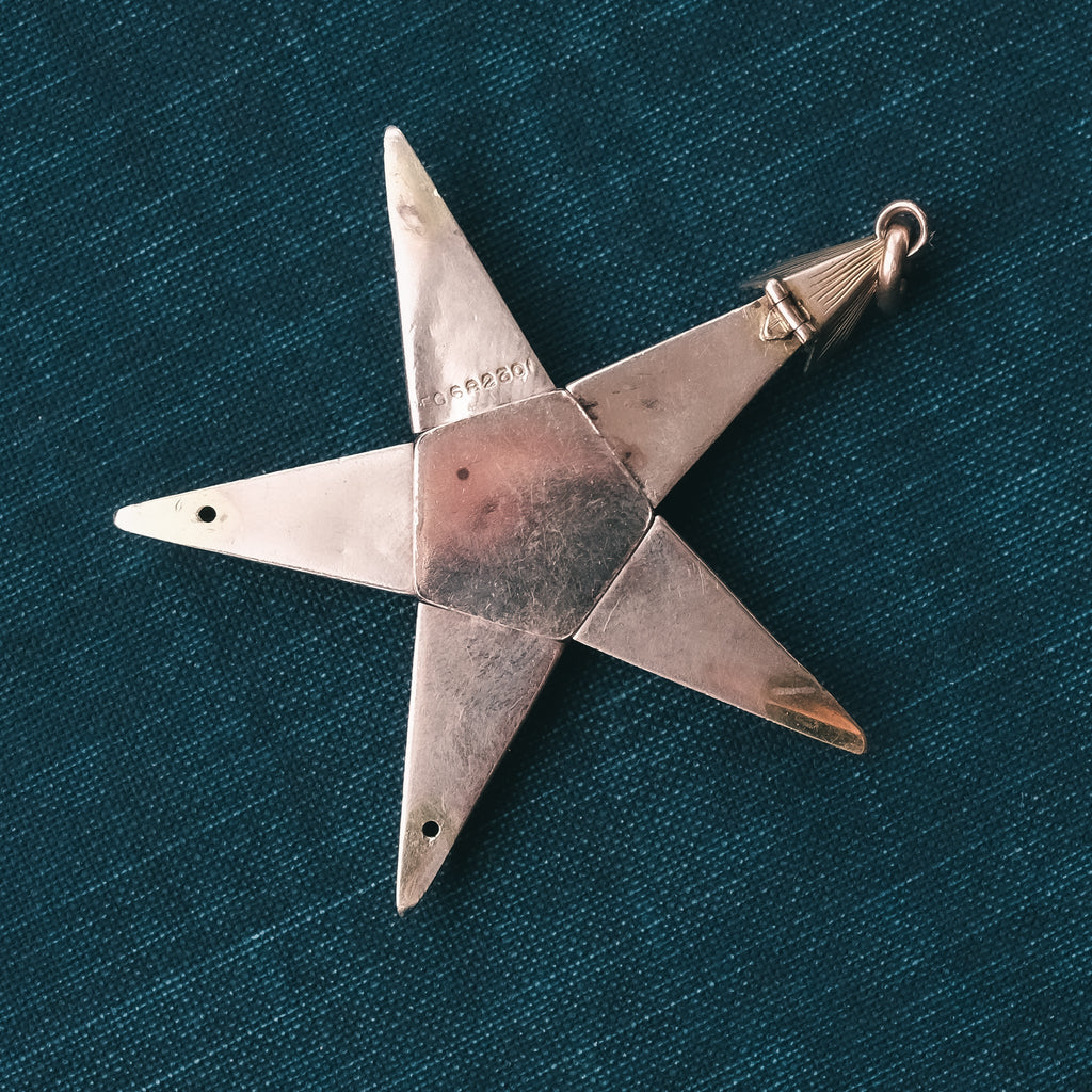 Unusual Masonic Star Fob - Lost Owl Jewelry