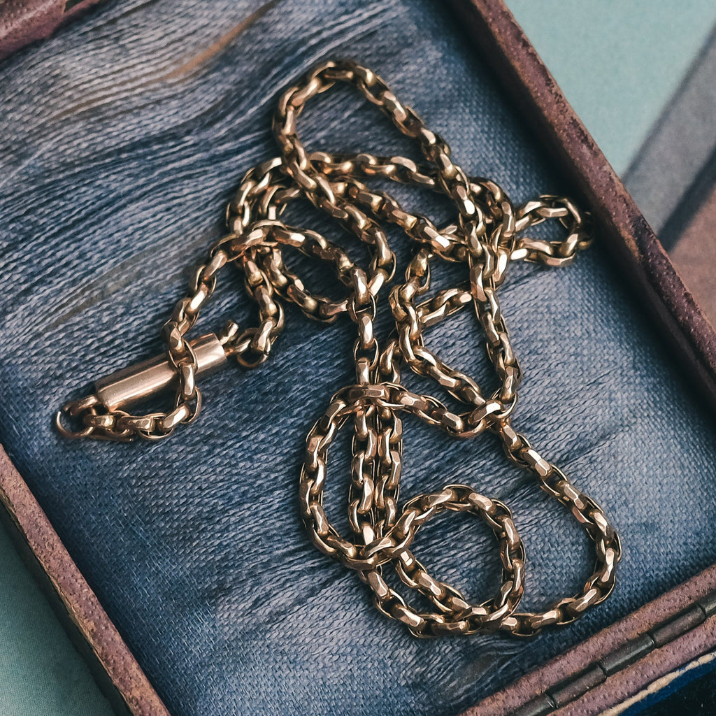 Victorian 15ct Gold Belcher Chain - Lost Owl Jewelry