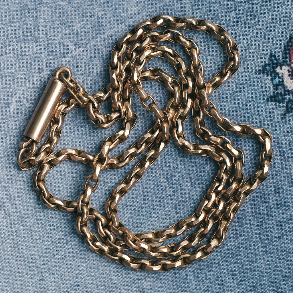 Victorian 15ct Gold Belcher Chain - Lost Owl Jewelry