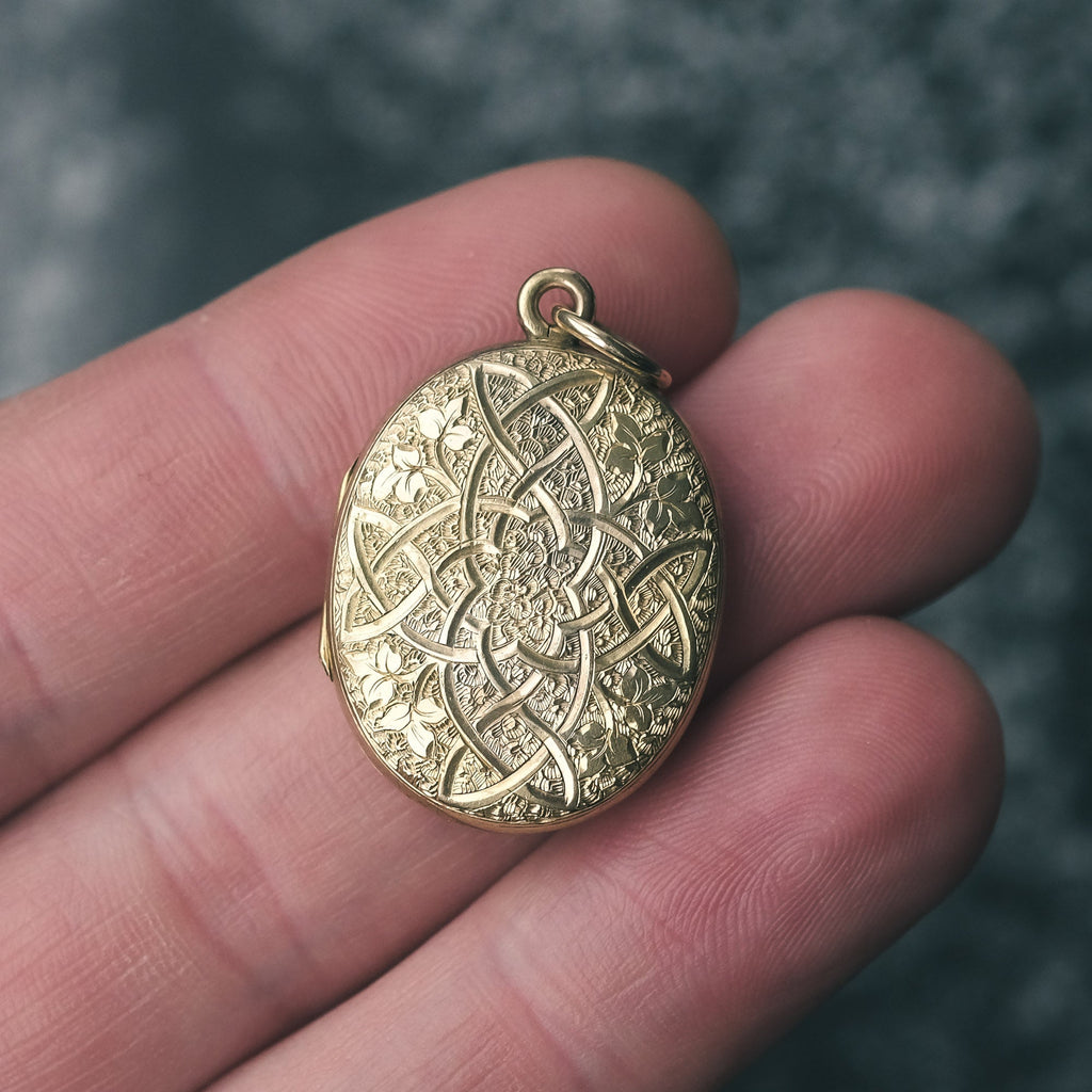 Victorian 15ct Gold Locket - Lost Owl Jewelry