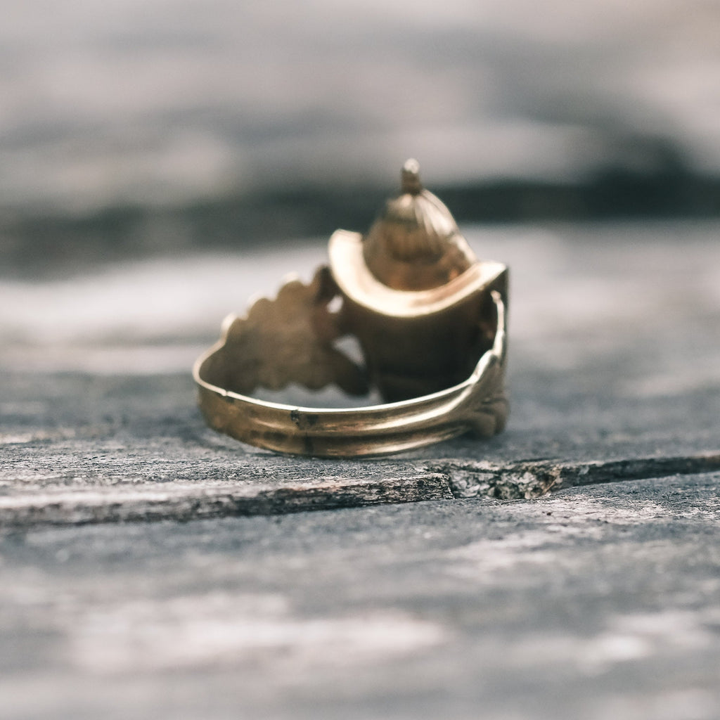 Victorian 3D Urn Ring - Lost Owl Jewelry