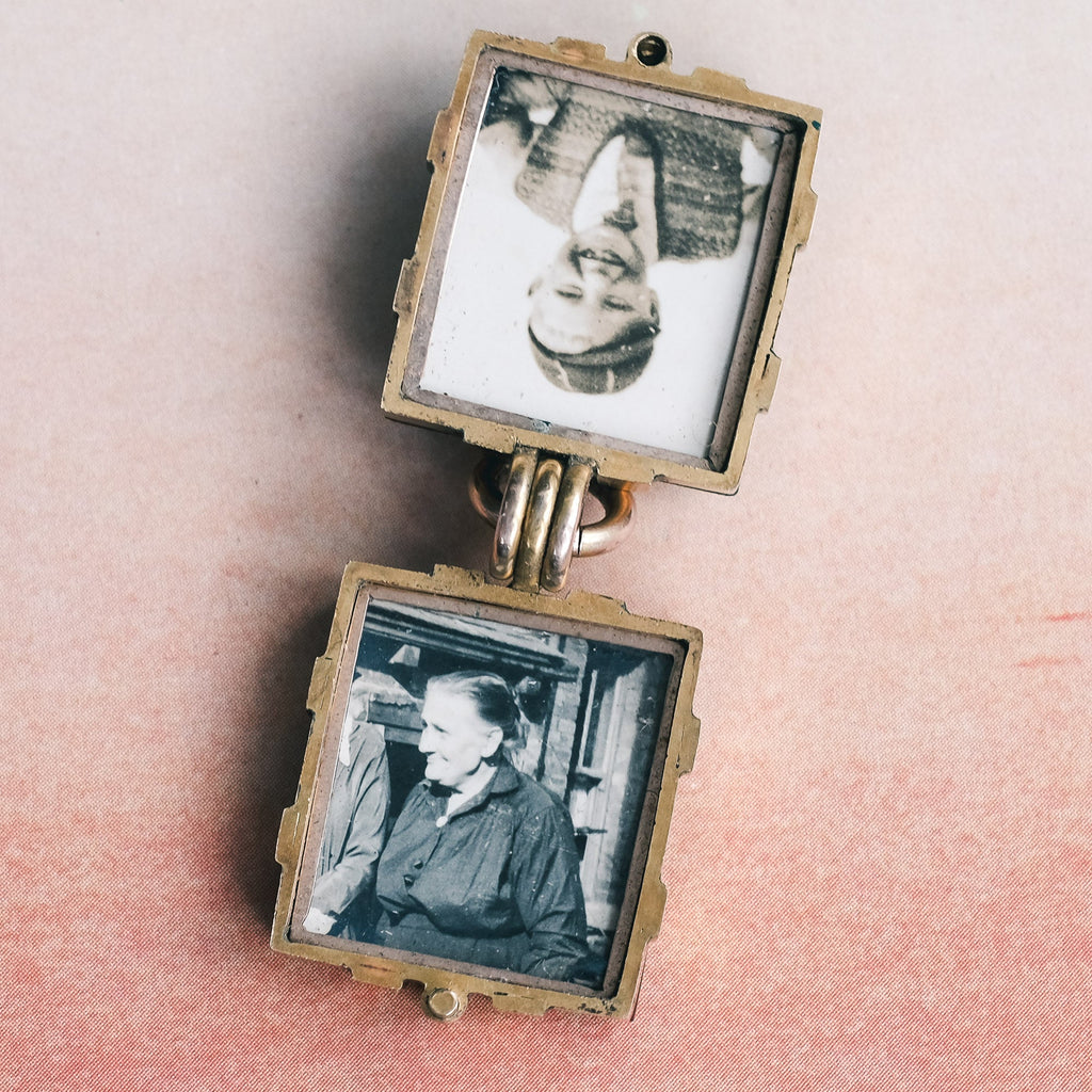 Victorian Agate Box Locket - Lost Owl Jewelry