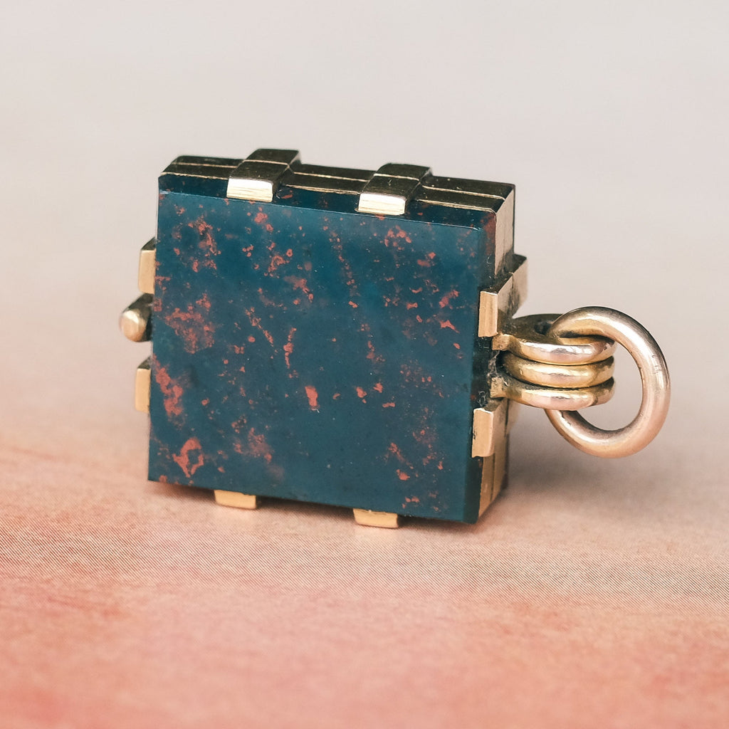 Victorian Agate Box Locket - Lost Owl Jewelry