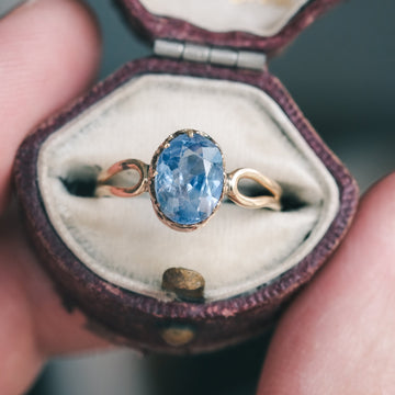 Victorian Ceylon Sapphire Ring - Lost Owl Jewelry