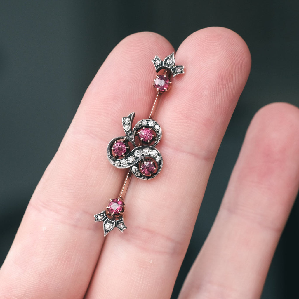 Victorian Clover Brooch - Lost Owl Jewelry