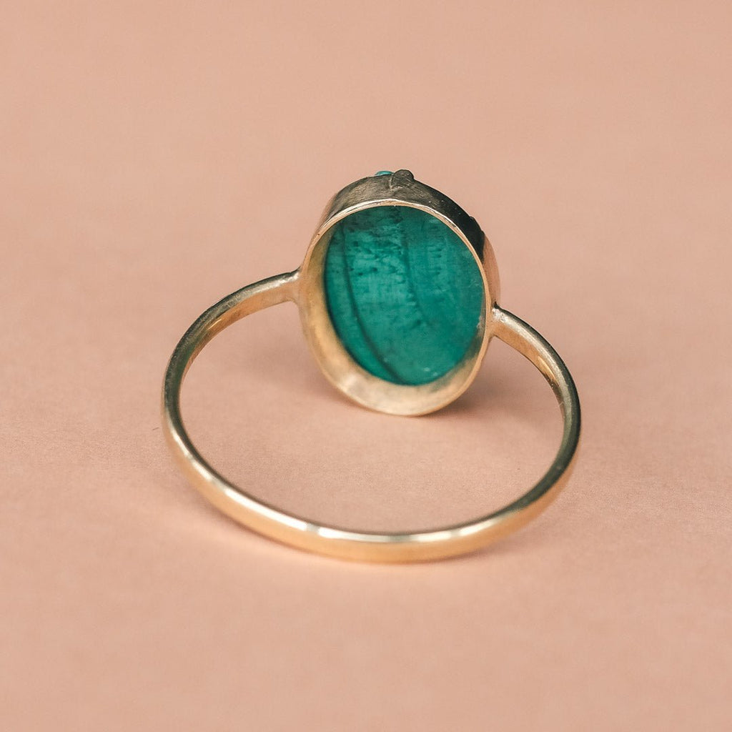 Victorian Cupid Cameo Ring - Lost Owl Jewelry