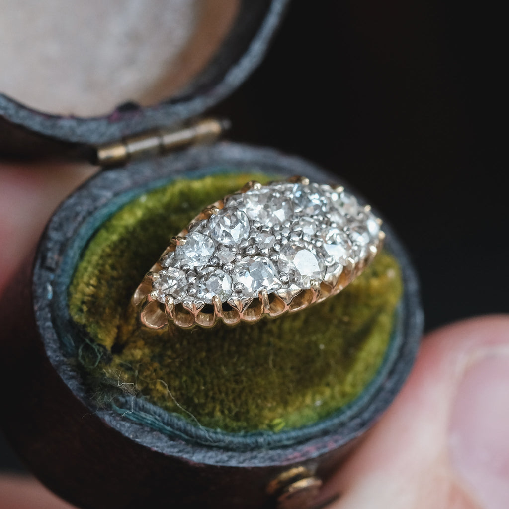 Victorian Diamond Eye Ring – Lost Owl Jewelry
