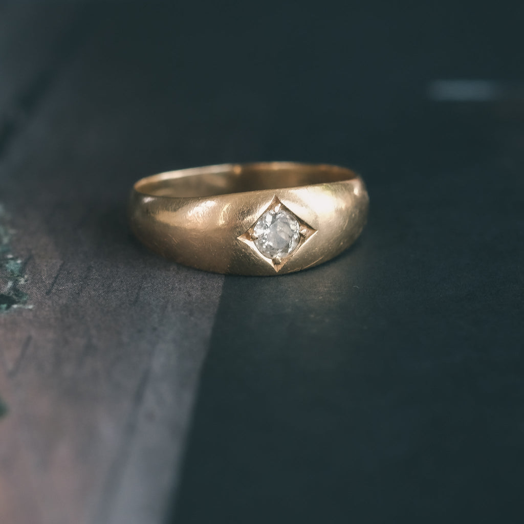 Victorian Diamond 'Gypsy' Ring - Lost Owl Jewelry