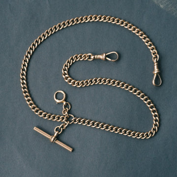 Victorian Double Albert Chain - Lost Owl Jewelry