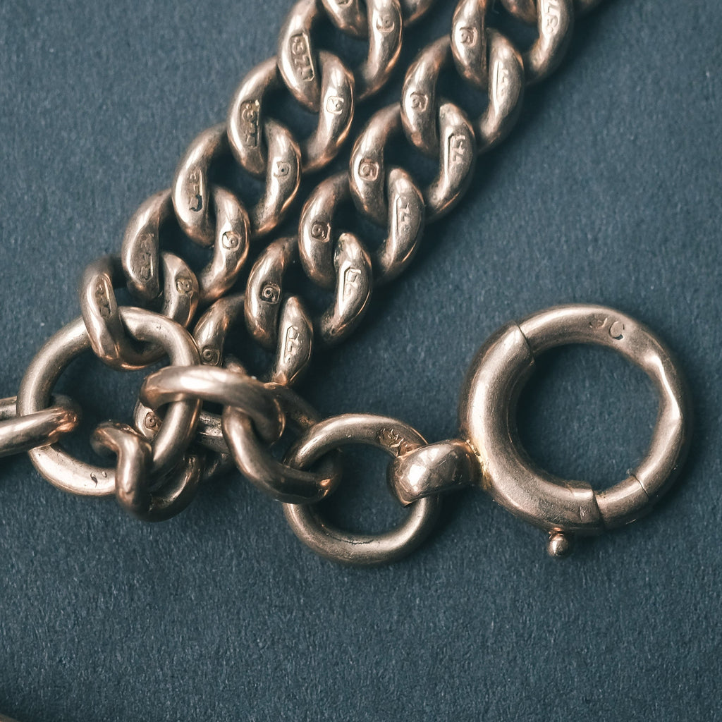 Victorian Double Albert Chain - Lost Owl Jewelry