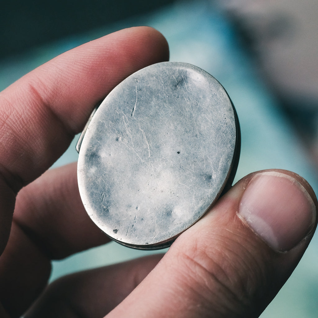 Victorian Enamel 'Halcyone" Box - Lost Owl Jewelry