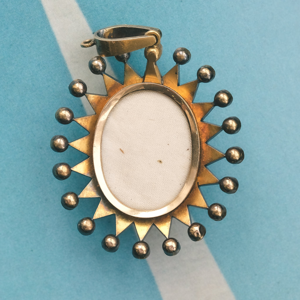 Victorian Essex Crystal Locket - Lost Owl Jewelry