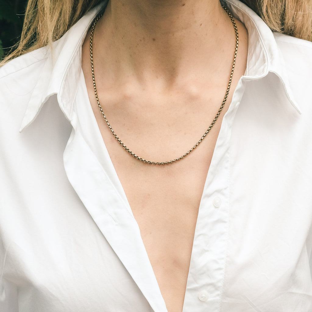 Victorian Faceted Belcher Chain - Lost Owl Jewelry