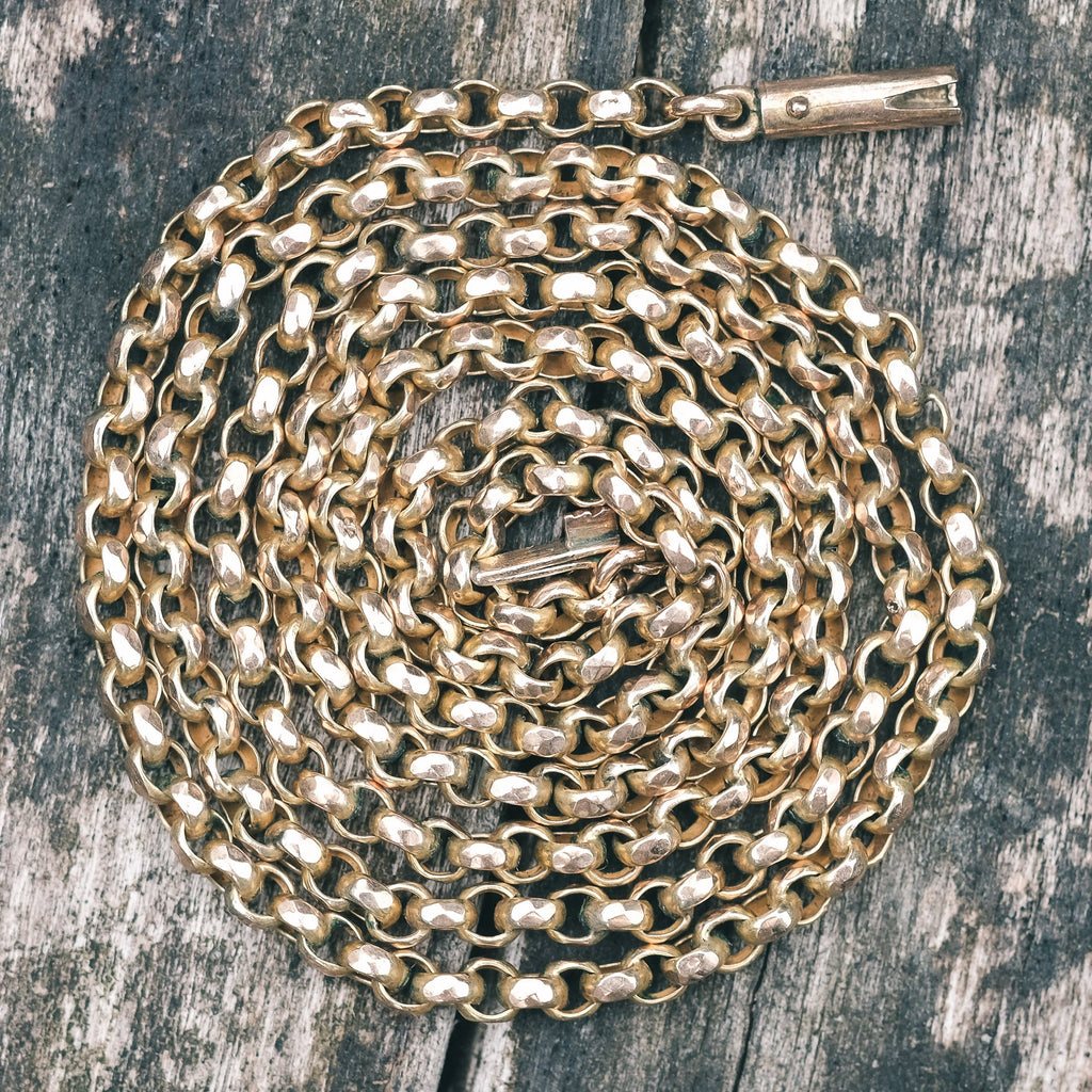 Victorian Faceted Belcher Chain - Lost Owl Jewelry