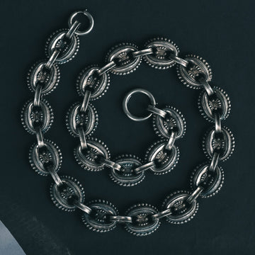 Victorian Fancy Mariner Link Necklace - Lost Owl Jewelry