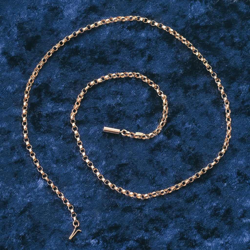 Victorian Gold Belcher Link Chain - Lost Owl Jewelry