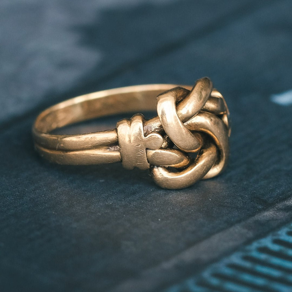 Victorian Gordian Knot Ring – Lost Owl Jewelry
