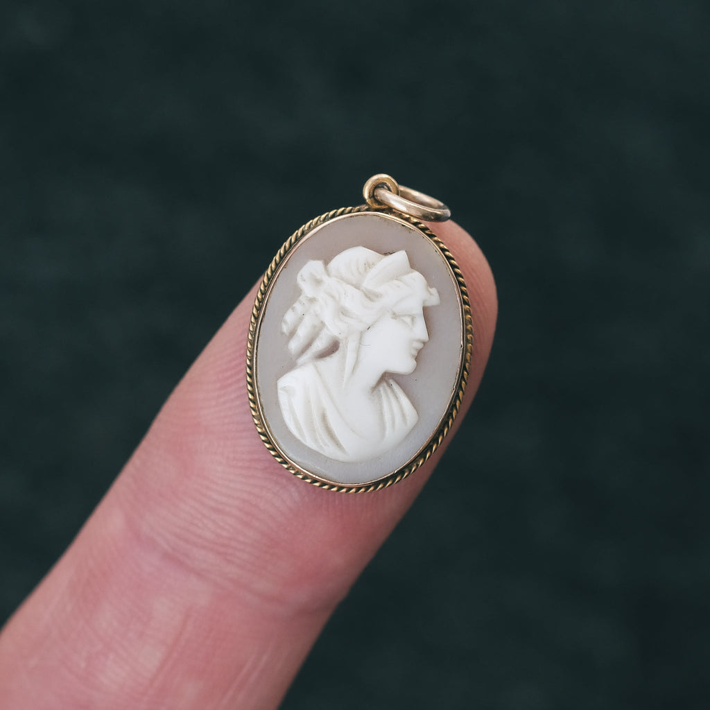 Victorian Hera Cameo Pendant - Lost Owl Jewelry