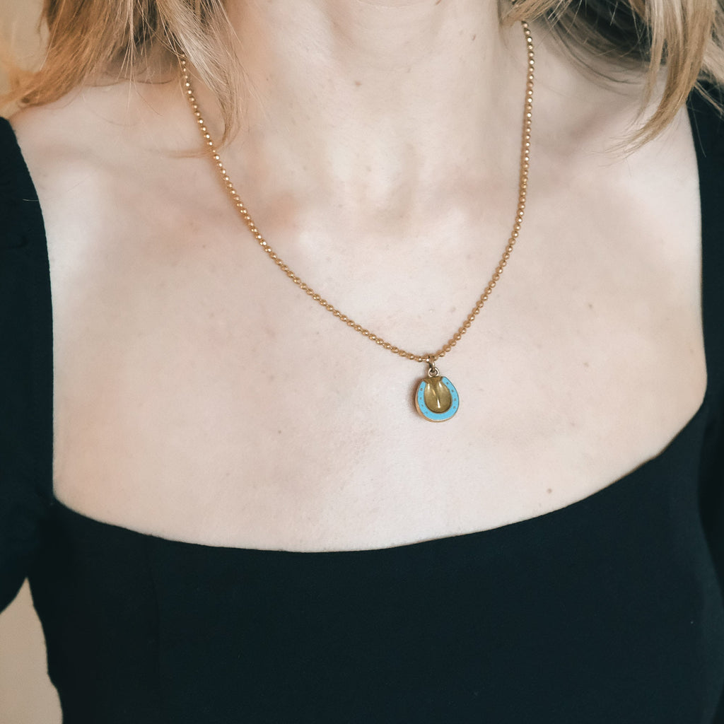 Victorian Horse Hoof Locket - Lost Owl Jewelry