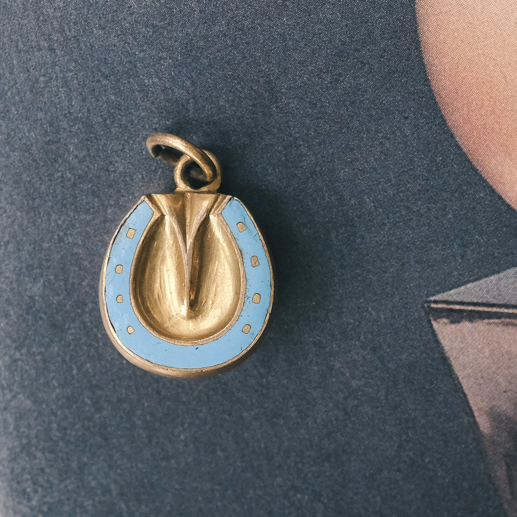 Victorian Horse Hoof Locket - Lost Owl Jewelry