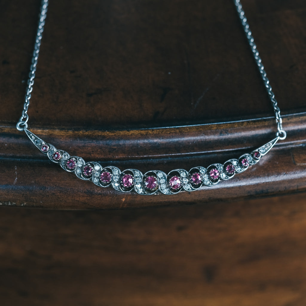 Victorian Infinity Crescent Necklace – Lost Owl Jewelry