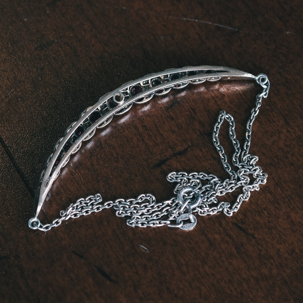Victorian Infinity Crescent Necklace – Lost Owl Jewelry