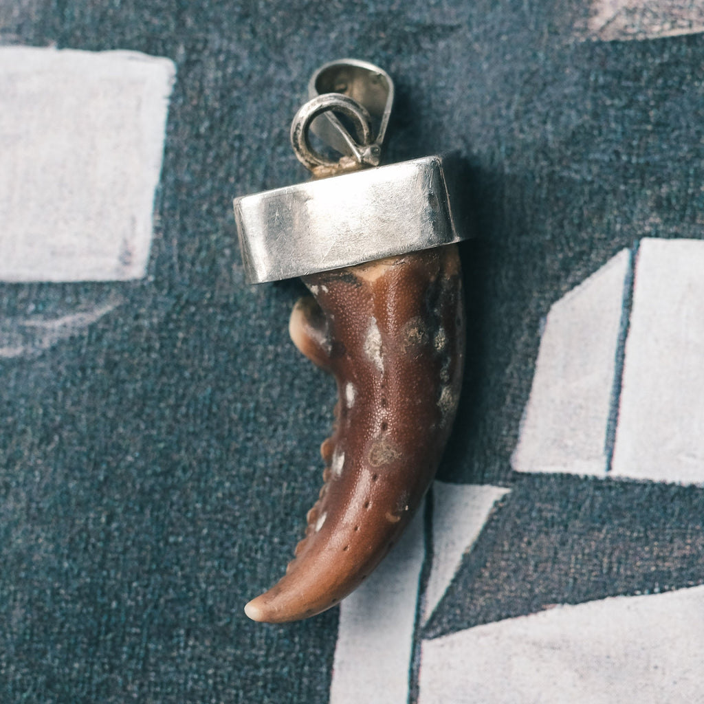 Victorian Lobster Claw Pendant - Lost Owl Jewelry