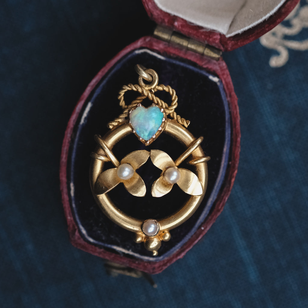 Victorian Love - Three - Ways Pendant - Lost Owl Jewelry