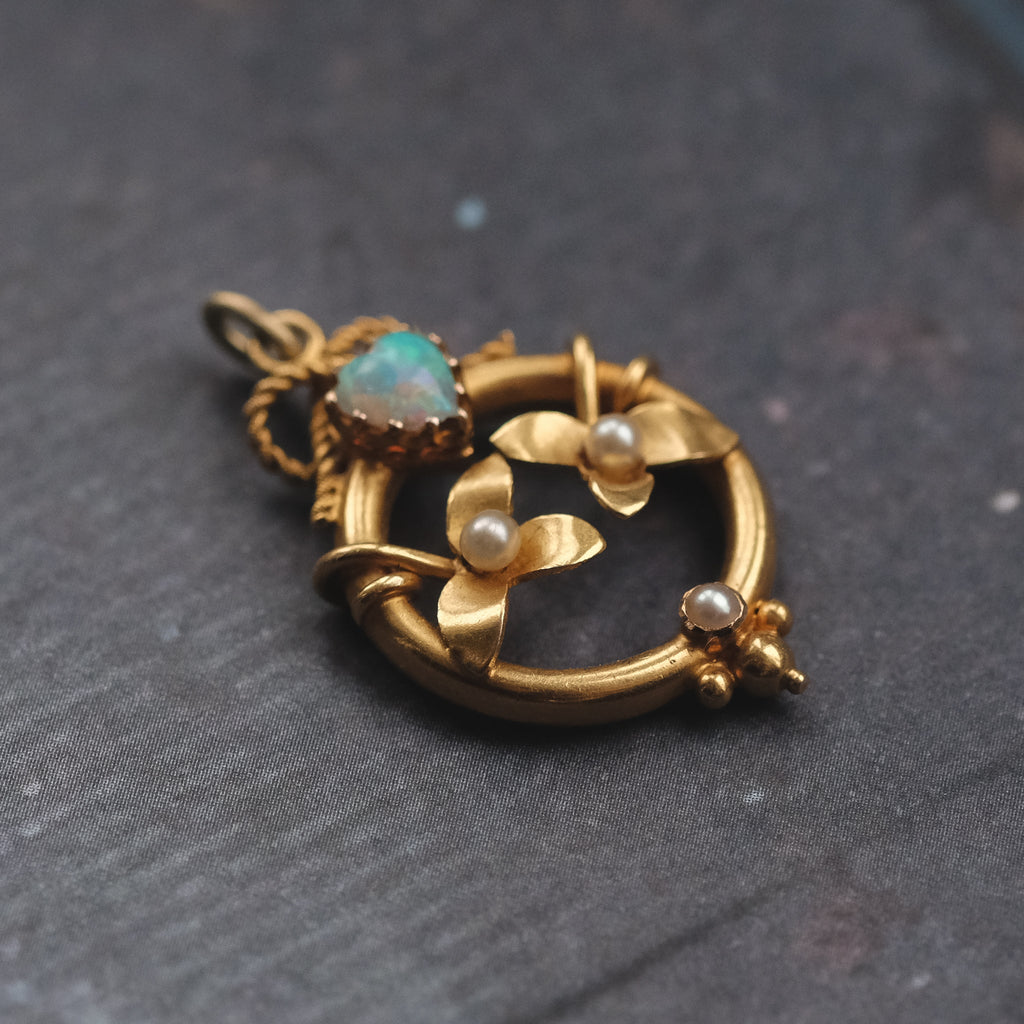 Victorian Love - Three - Ways Pendant - Lost Owl Jewelry