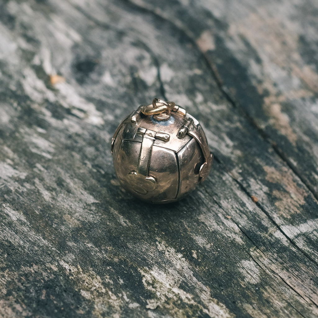 Victorian Masonic Ball Fob - Lost Owl Jewelry