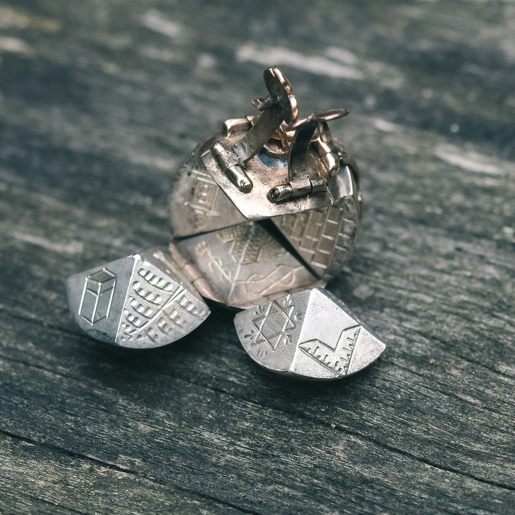 Victorian Masonic Ball Fob - Lost Owl Jewelry