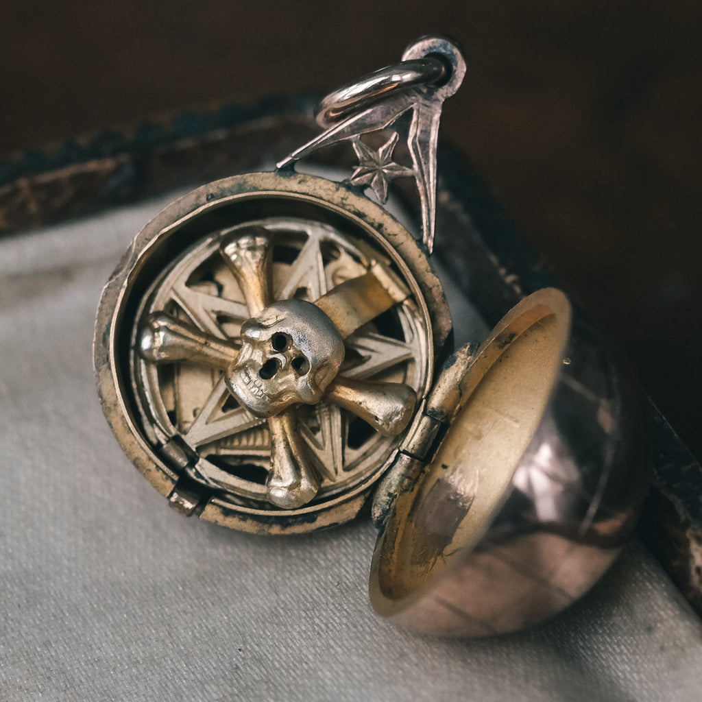 Victorian Masonic Ball Fob - Lost Owl Jewelry